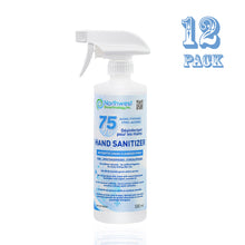 Load image into Gallery viewer, 12x 500ml Northwest Biotechnology 75% Ethyl Alcohol Hand Sanitizer
